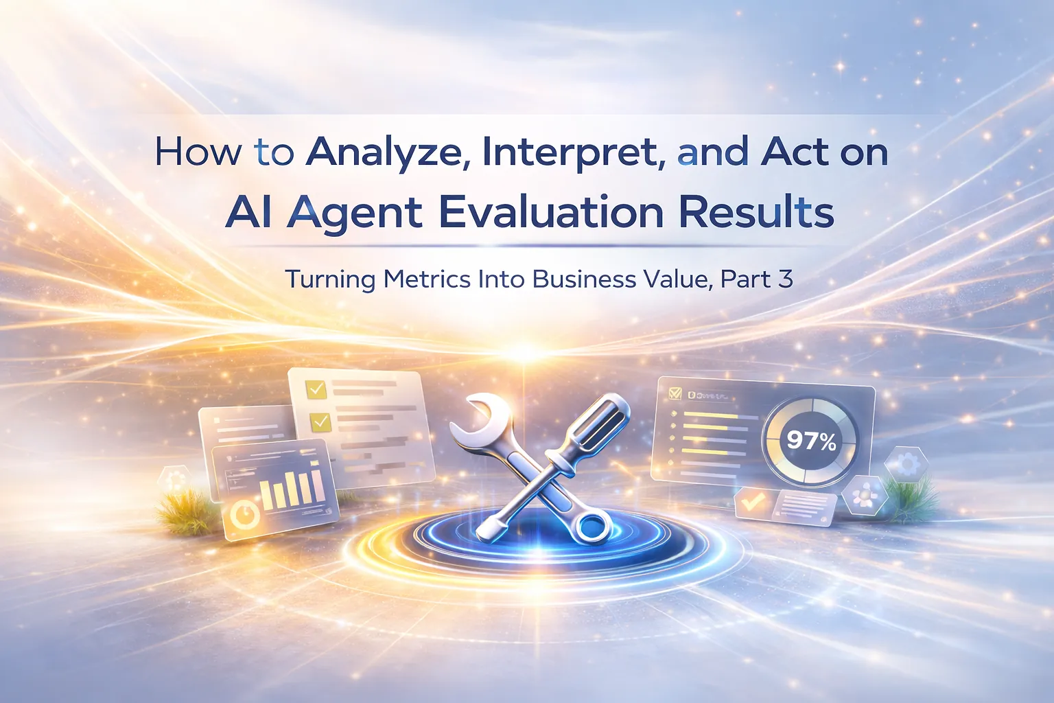 How to Analyze, Interpret, and Act on AI Agent Evaluation Results - Turning Metrics Into Business Value, Part 3