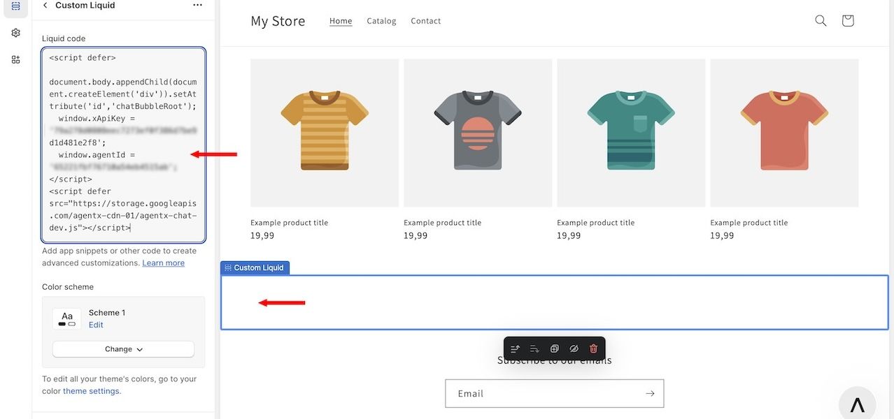 AgentX Shopify