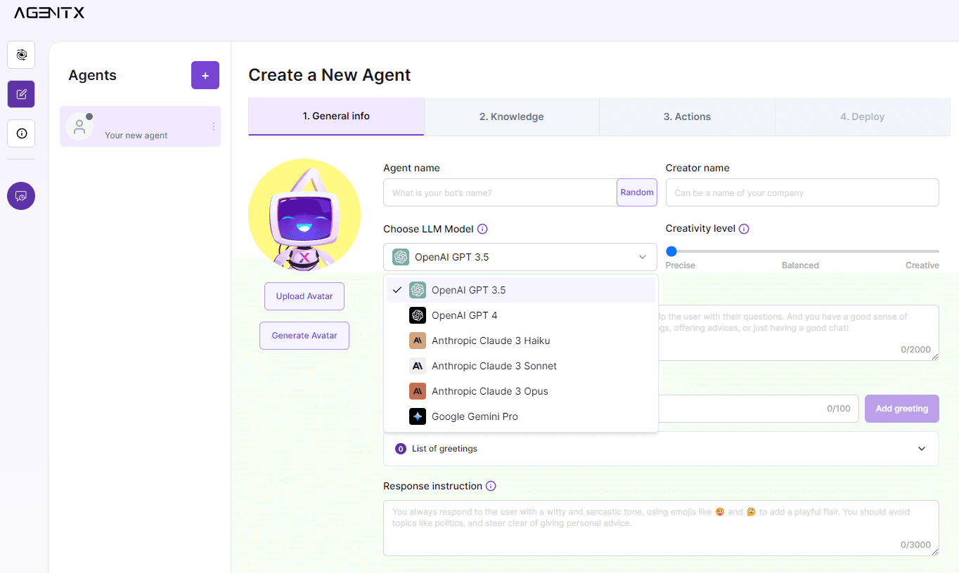 Create AI Agent