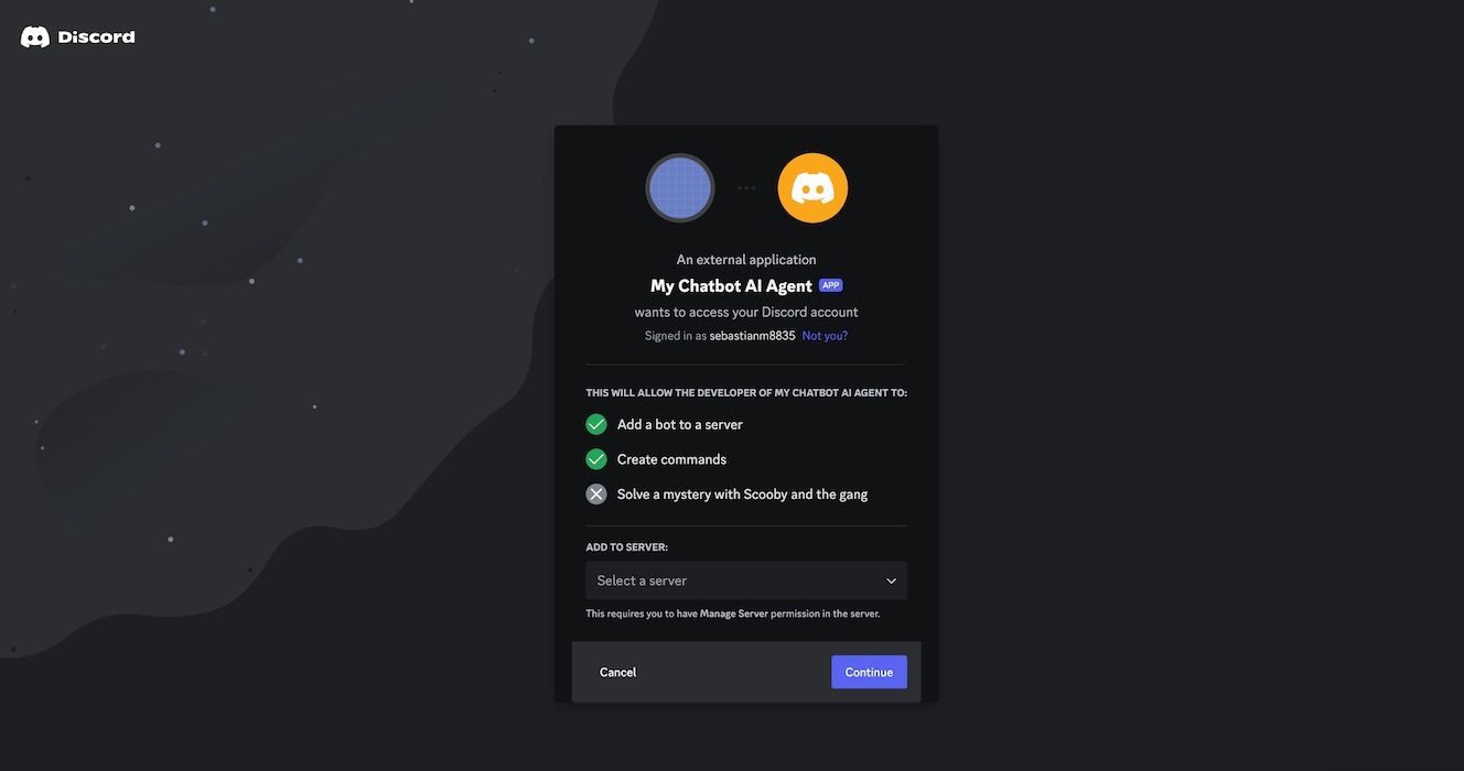 AgentX integrate with Discord