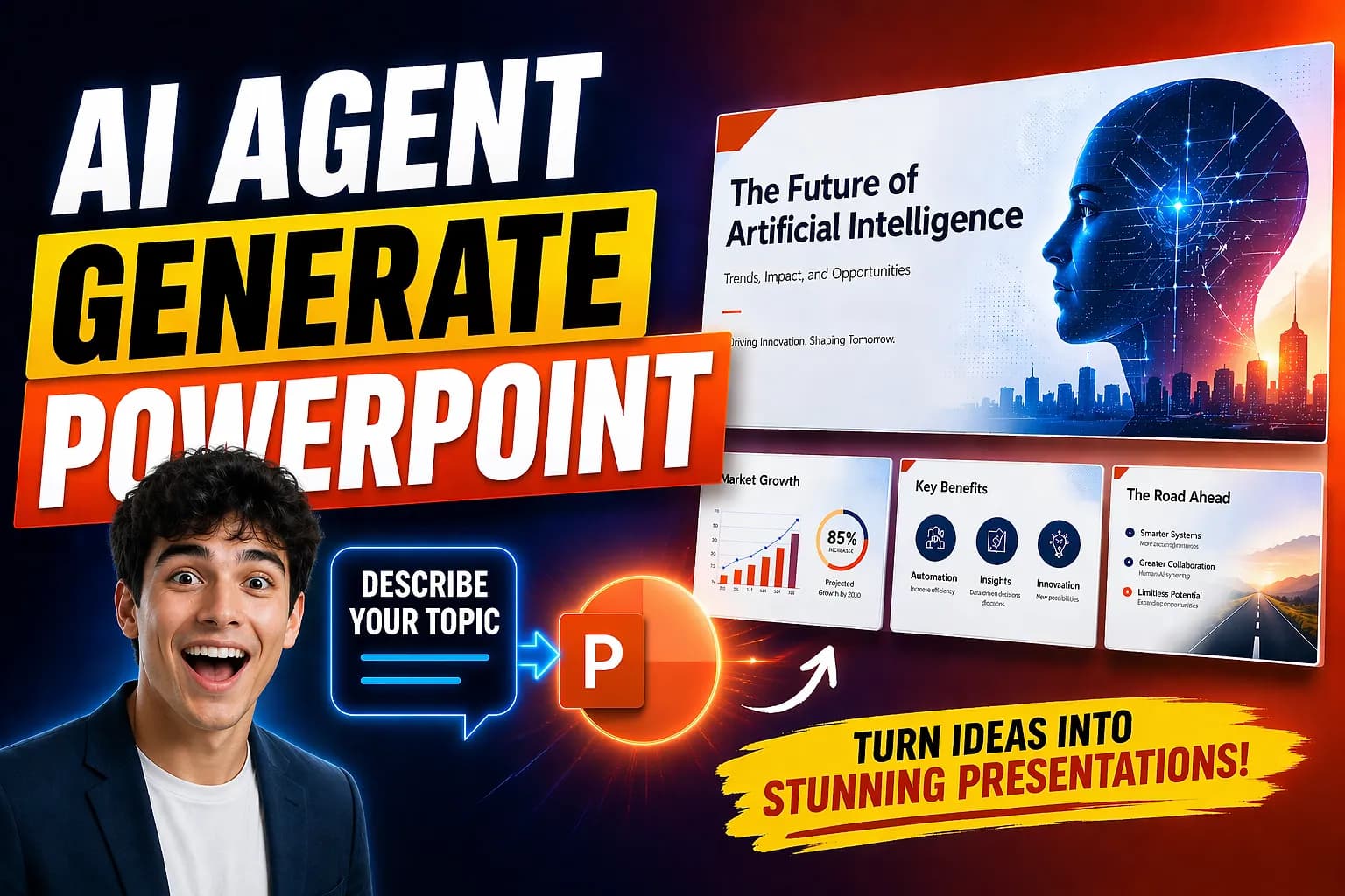 Can AI make professional slides? Hire Multi-agent AI Team for your Presentation Making